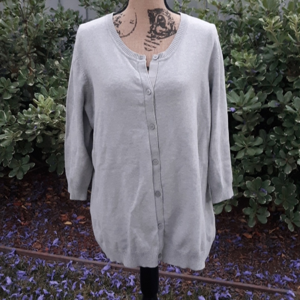 Liz Claiborne grey Cardigan
